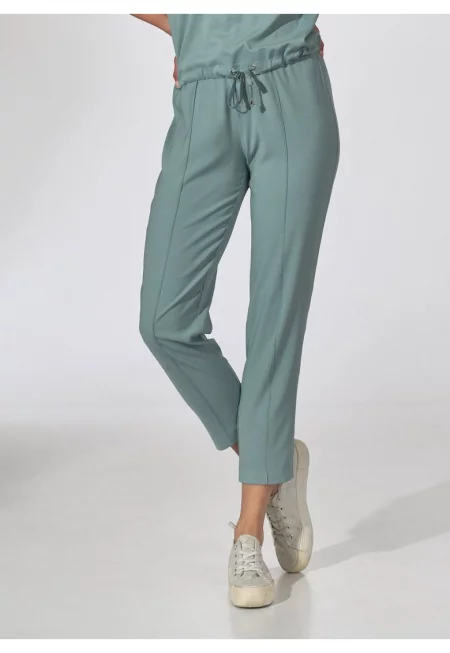 Дамски панталон  M743 - еластан/вискоза - зелен