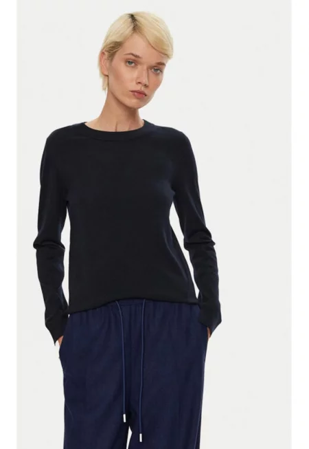 Дамски пуловер -  304333866 - Вълнен - Син