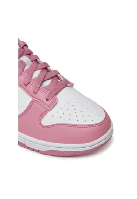 Дамски спортни обувки - DD1873 -  Естествена кожа - 37.5 EU - Бял/Розов - Бял/Розово