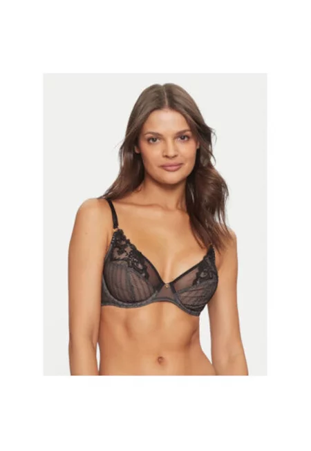 Дамски сутиен -  304178429 - Найлон/Еластан - Черен