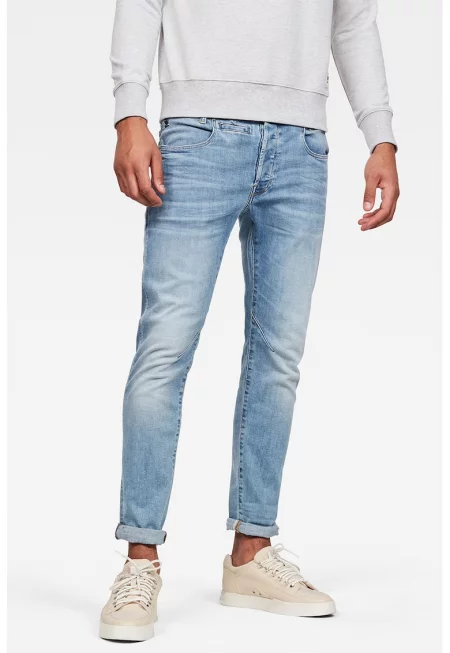 Дънки по тялото D-Staq 5-pkt - Пастелносин