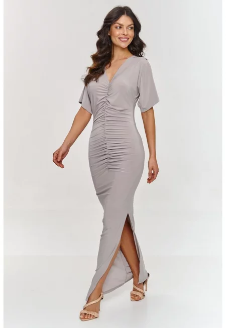 Драпирана макси рокля