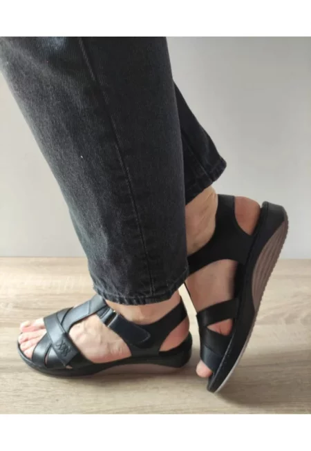 Ежедневни дамски сандали  60021A 01-N Черни - Черно