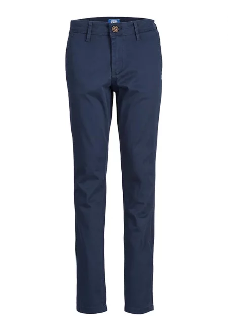 Jack&Jones - Панталон чино по тялото - Тъмносин