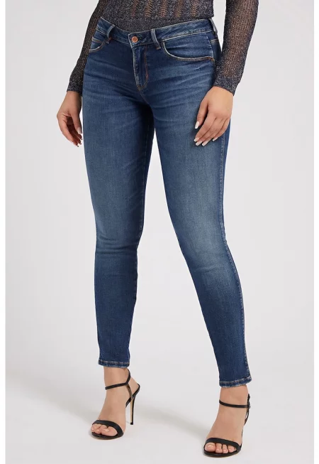 JEANS - Прилепнали дънки Curve X със захабен ефект