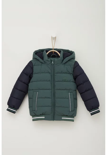 Капитонирано зимно яке с качулка