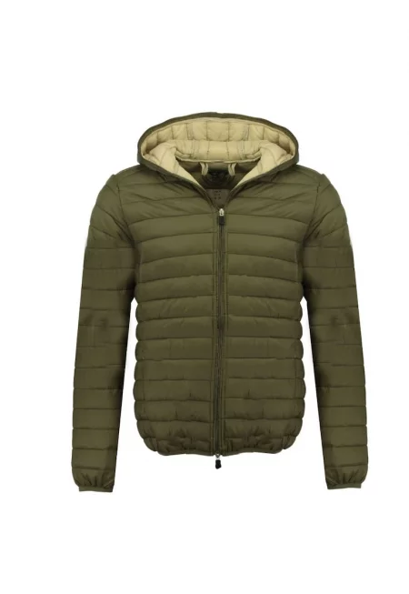 Khaki 100% полиестерно ватирано яке с джобове за мъже есенен пролетен комплект