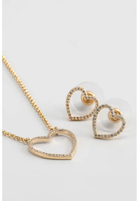 Колие с висулка и обеци