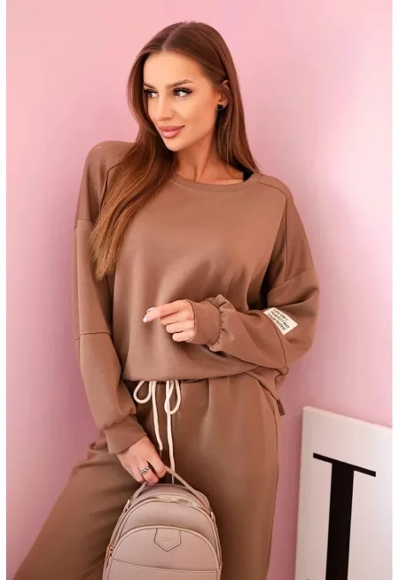 Комплект блуза и панталон с шнур -