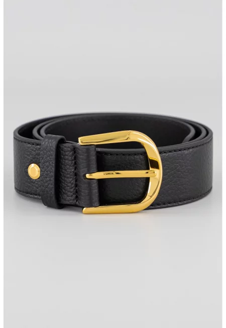 Кожен колан Erika - Черен