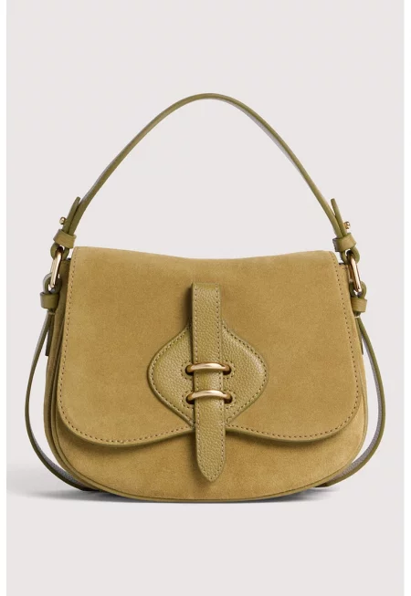 Кожена чанта Mavery с капаче