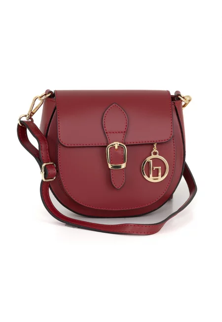 Кожена чанта с отделяща се презрамка