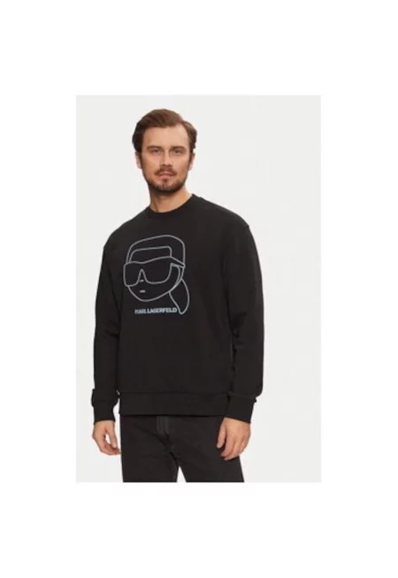 Мъжка блуза -  304613036 - Органичен памук - Черна - Черен