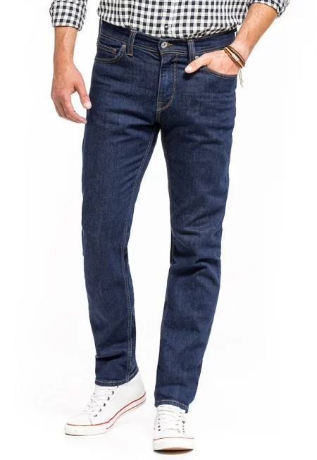 Мъжки дънки -  Vegas Slim - Средна талия - Син