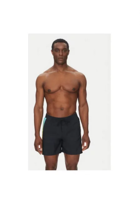 Мъжки плувни шорти  EQYJV04136-KVJ6 - Полиестер - Черен