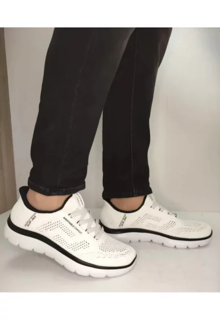 Мъжки спортни обувки  232939 Wbk - бял