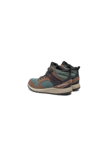 Мъжки спортни обувки  304345319 - естествена кожа - зелени - Зелен