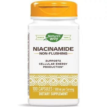 НЕЙЧЪРС УЕЙ Витамин Б3 Ниацинамид /непредизвикващ зачервяване/ 500 мг. x 100 капс.