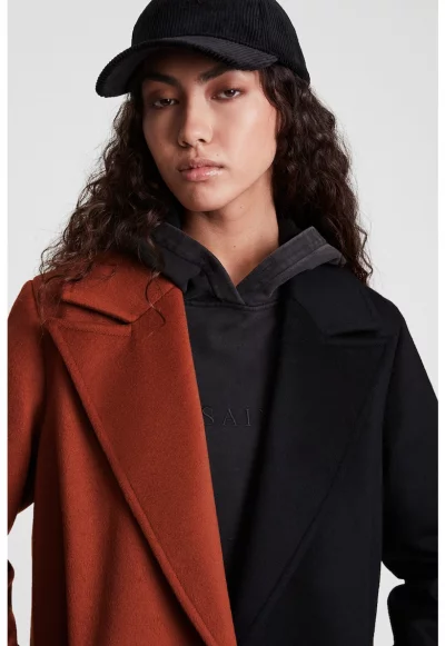 Палто Mabel с вълна и два цвята