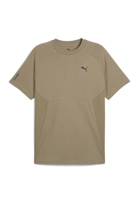 Памучна тениска с овално деколте