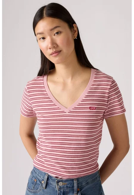 Памучна тениска с шпиц 85341-0077