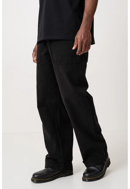 Панталон със свободна кройка - Черен