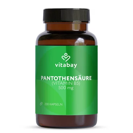 Пантотенова киселина – Енергия и метаболизъм, 500 mg, 200 капсули