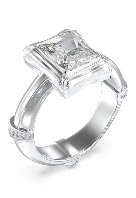 Пръстен Bamboo от неръждаема стомана