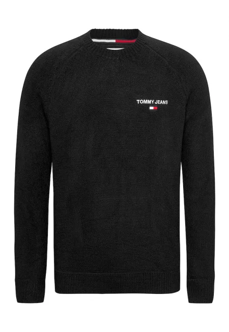 Пуловер с овално деколте и реглан ръкави