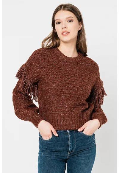 Пуловер Wanda с плетка осморка