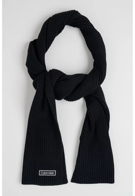 Рипсен шал с пришито лого