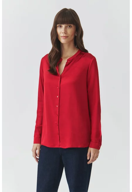 Риза с дълги ръкави - Червен