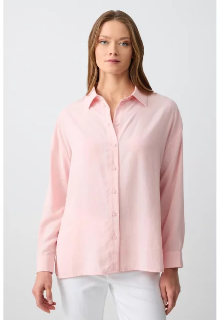 Риза с модал - Светлорозов