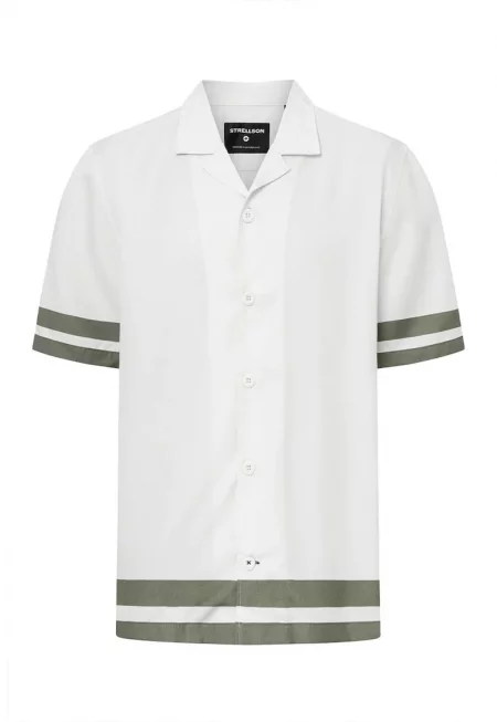 Риза с принт на гърба - овърсайз - Сив