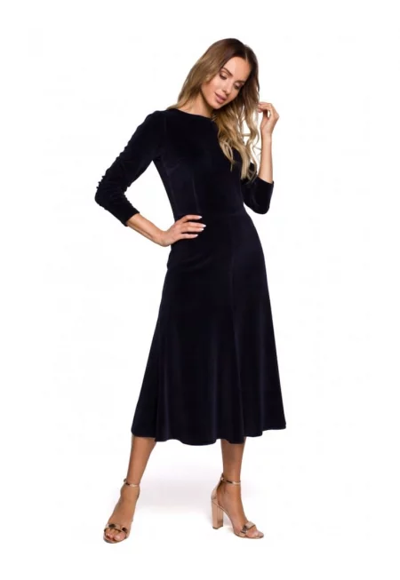 Рокля  памук/полиестер - зелена