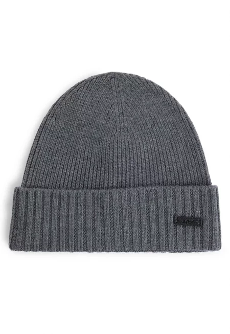 Шапка Fati от необработена вълна - Сив