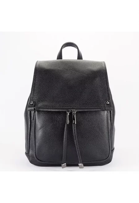 Сива раница от естествена кожа 8914 M6 16958