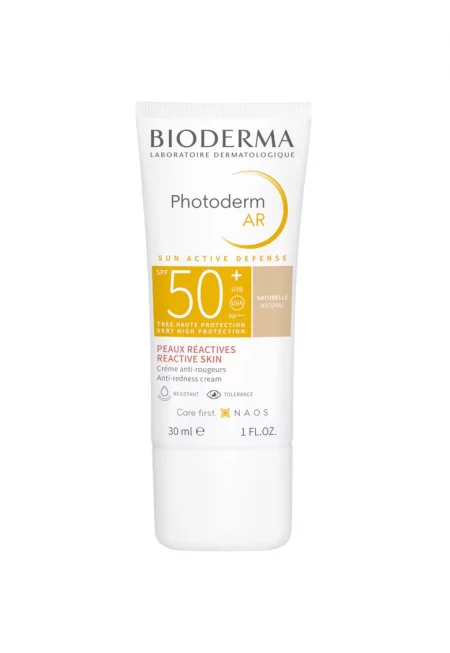 Слънцезащитен крем  Photoderm AR SPF 50+ - За чувствителна кожа с розацея - 30 мл
