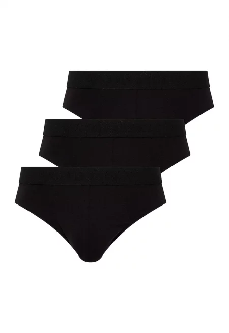 Слипове с модал - 3 чифта - Черен