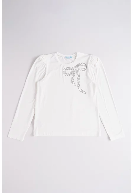 Стандартна блуза с апликирани мъниста