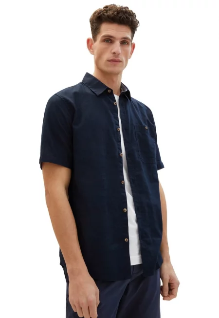 Стандартна риза с къс ръкав с вретено Kent Design - тениска