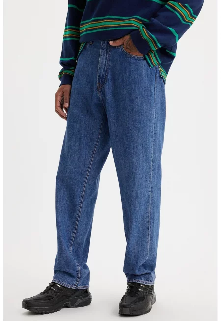 Свободни дънки 568™ с лен - Мръснобял