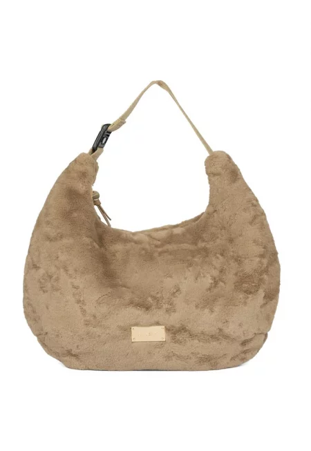 Текстилна чанта през рамо Krakau - Сиво-кафяв