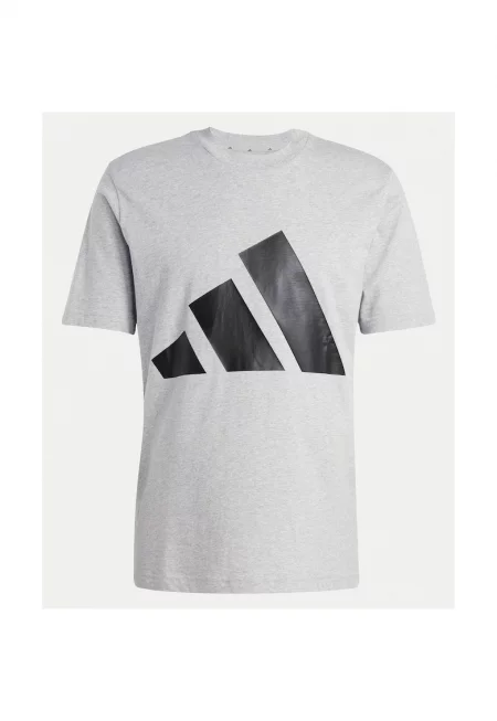 Тениска от памук с лого принт и кръгло деколте