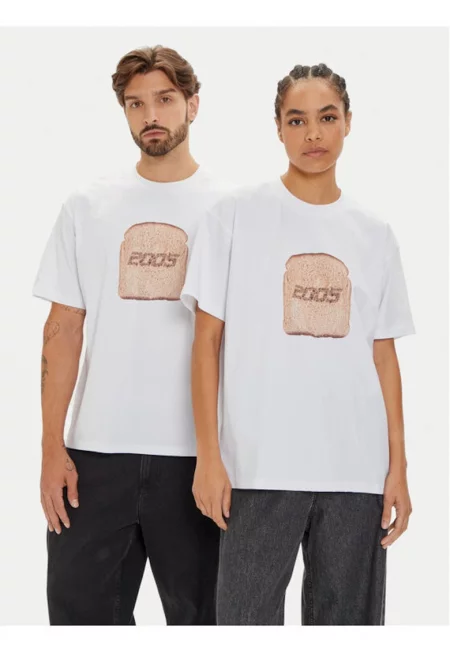 Унисекс тениска -  304271649 - Памук - Бяла