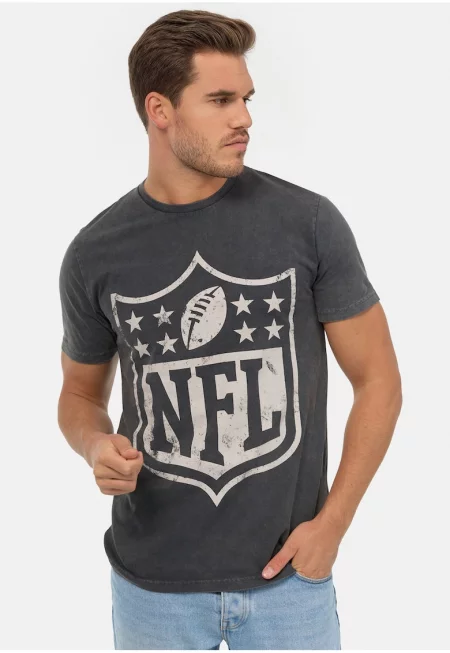 Унисекс тениска NFL Vintage Shield 6279 от органичен памук