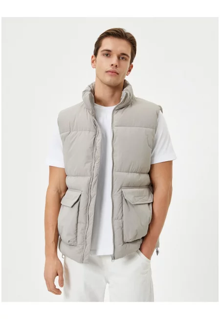 Бухнал елек с джобове