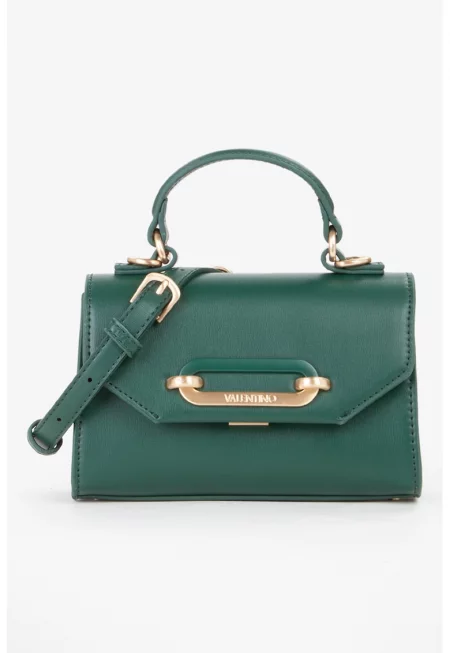 Чанта през рамо с капаче - Аква зелено