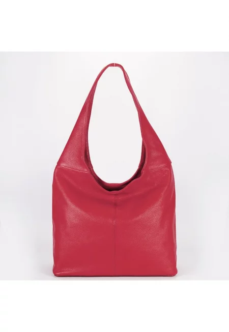 Червена чанта от естествена кожа 8924 127 17666