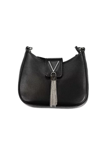 Дамска чанта -  Черна - Екокожа - 22x16x5 см